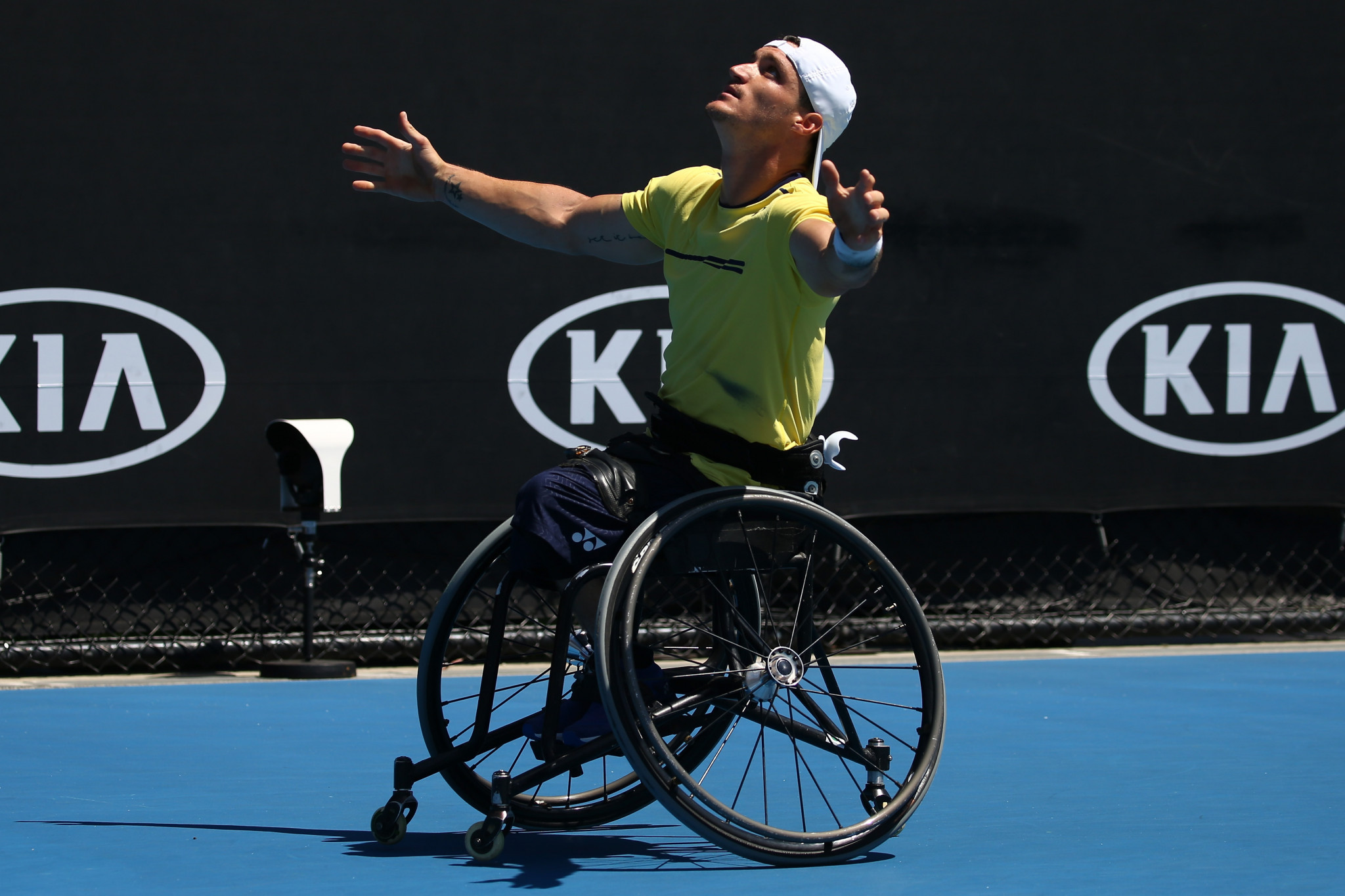 Argentina's Gustavo Fernandez has been nominated for the Americas Paralympic Committee Athlete of the Month for January following his Australian Open triumph ©Getty Images