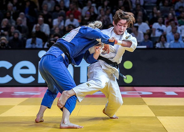 Canada's Christa Deguchi successfully defended her women's under-57kg title ©IJF