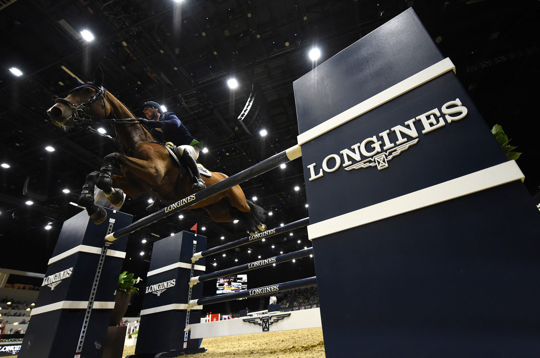 Germany’s Daniel Deusser came out on top as the last Western European League stop on the FEI Jumping World Cup tour was held in Bordeaux today ©Getty Images