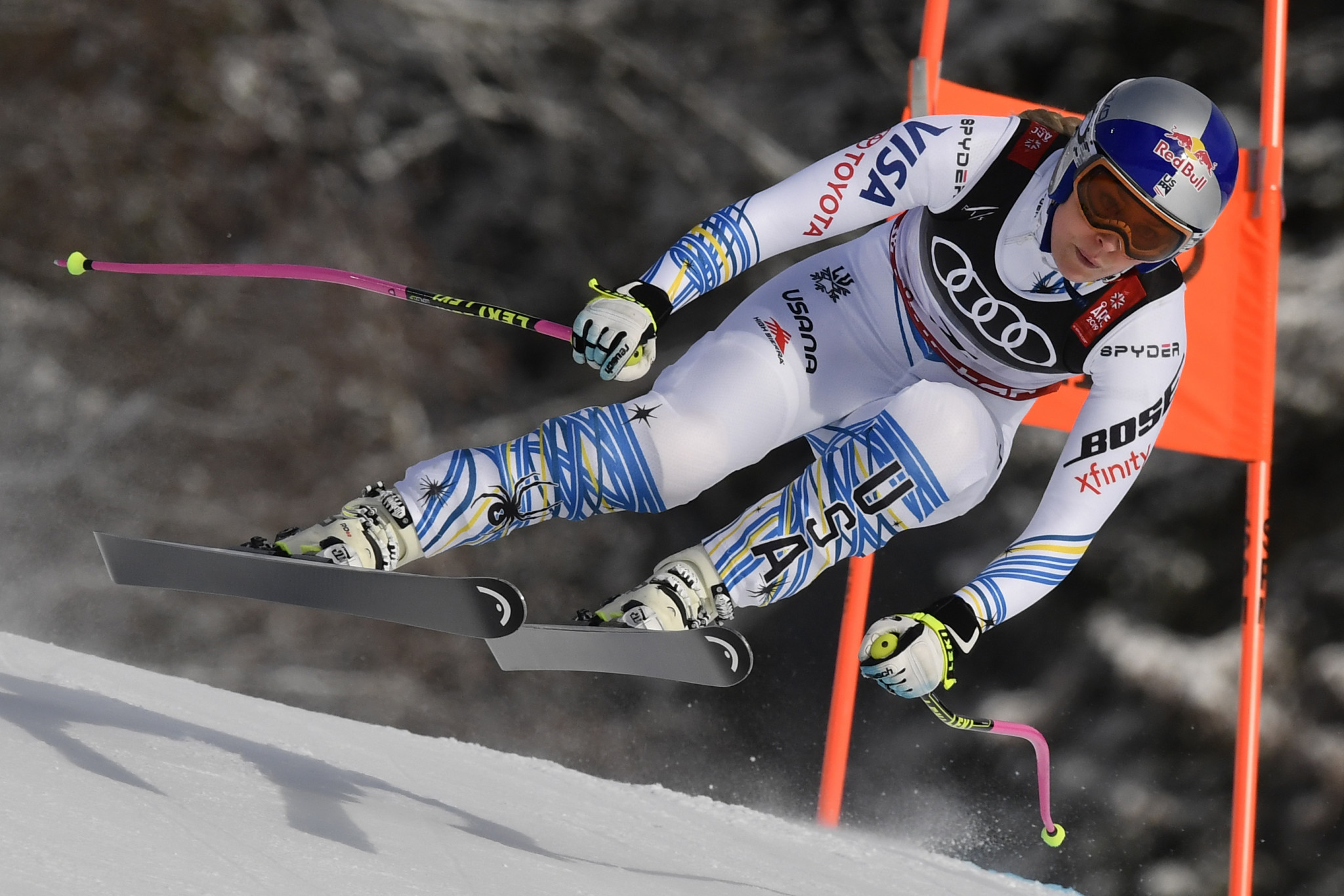 America's Lindsey Vonn ended her glittering career with a bronze medal ©Getty Images