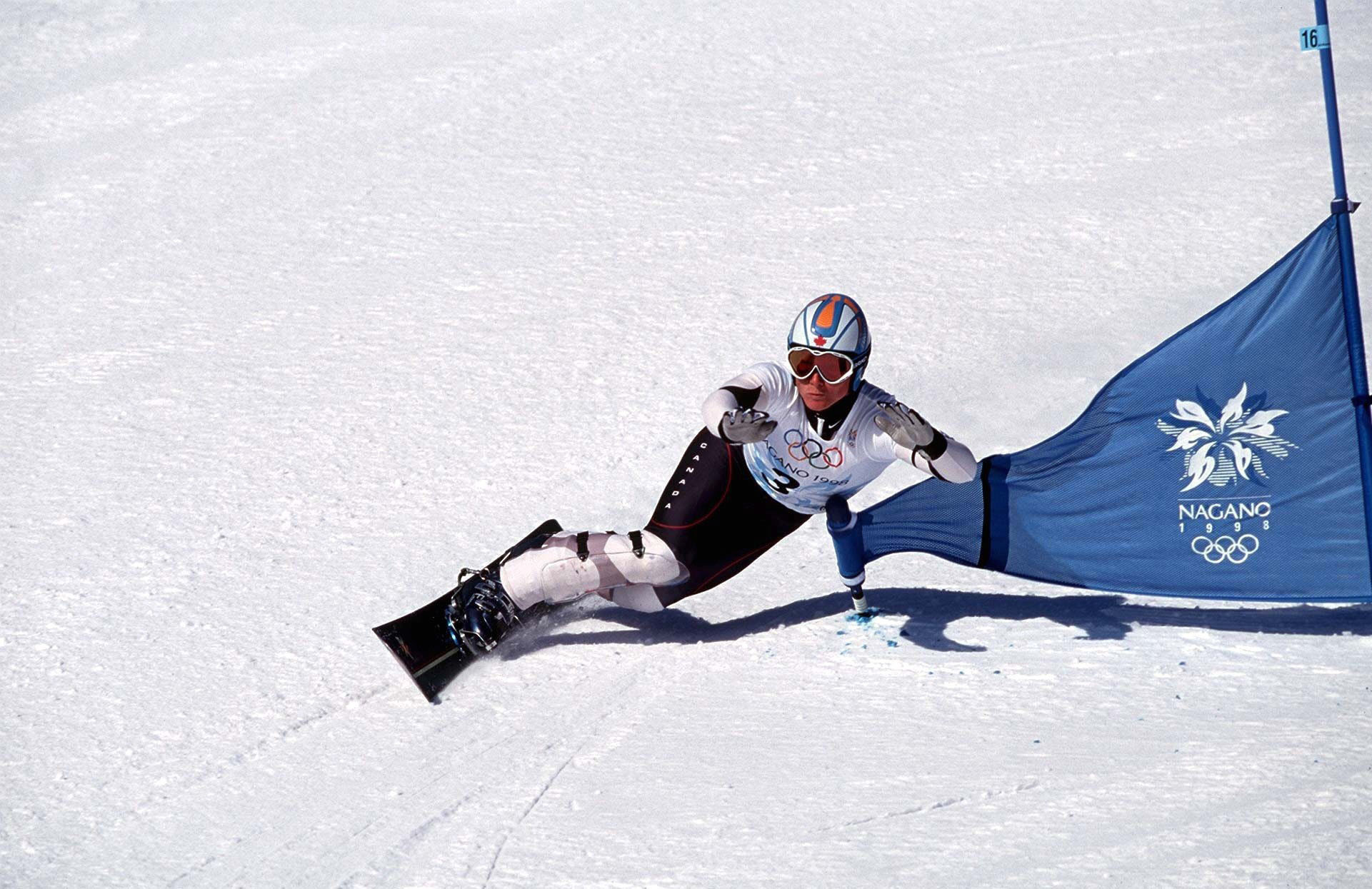 Snowboarding made its Winter Olympic debut at Nagano 1998 ©Getty Images