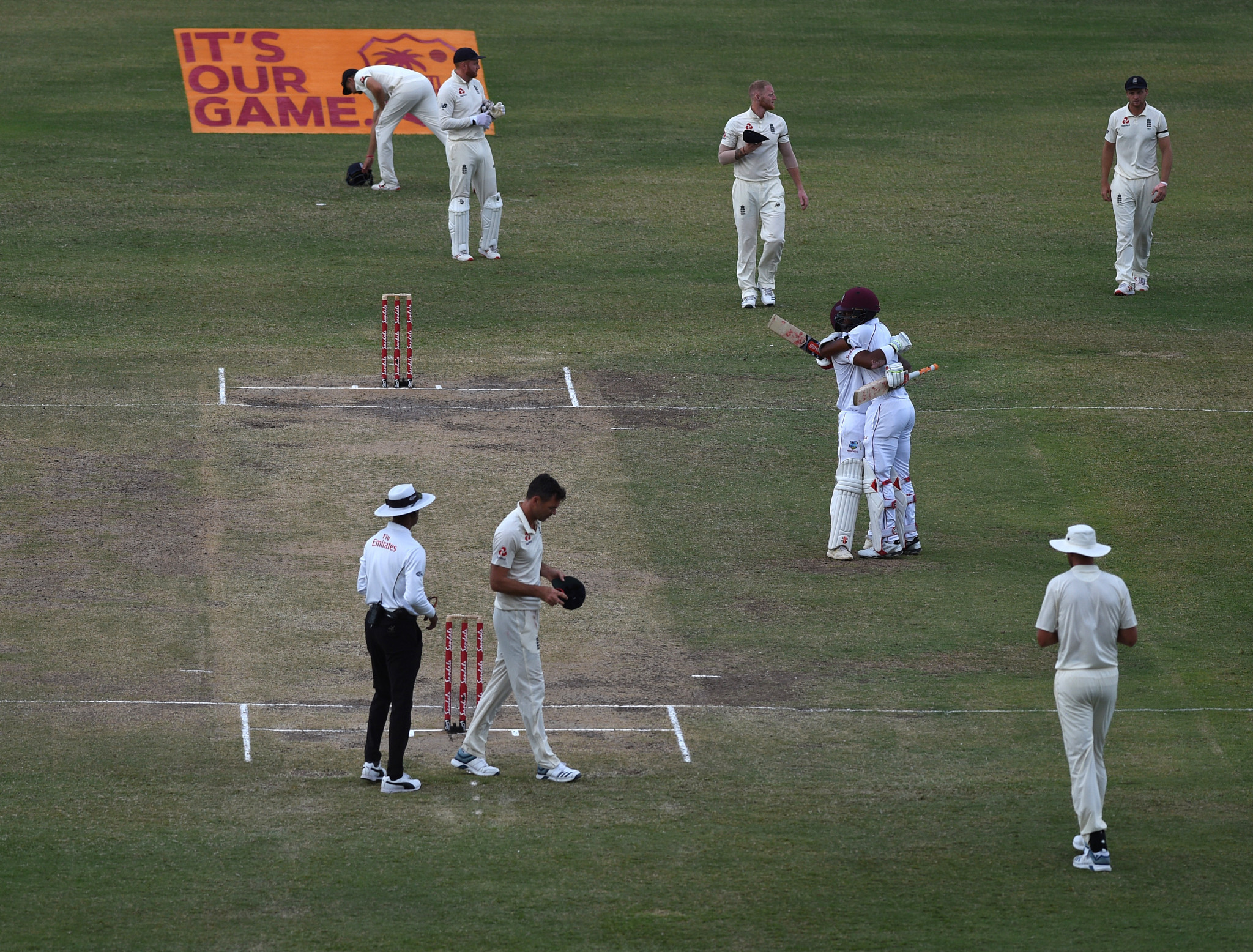 The pitch used for the second Test between the West Indies and England has been rated as "below average" ©Getty Images