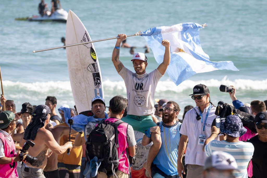 Argentina's Santiago Muñiz, the 2018 World Surfing Games gold medallist, is among the athletes set to compete at the Pan American Games ©ISA