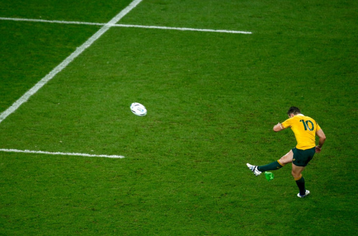 Australia's Bernard Foley kicked the match-winning penalty against Scotland