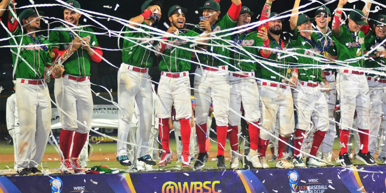 Mexico are the reigning WBSC Under-23 Baseball World Cup champions ©WBSC