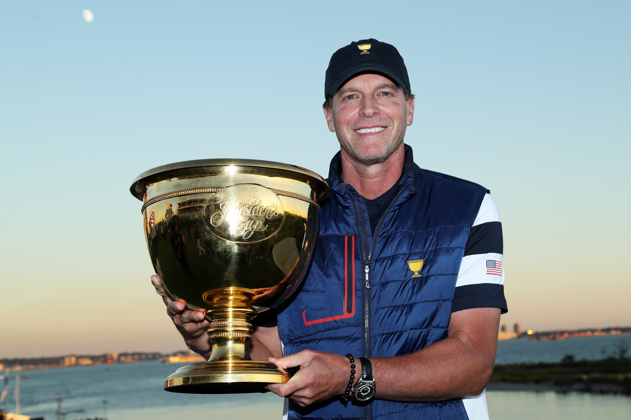 Steve Stricker captained the United States to victory at the last Presidents Cup in 2017 ©Getty Images