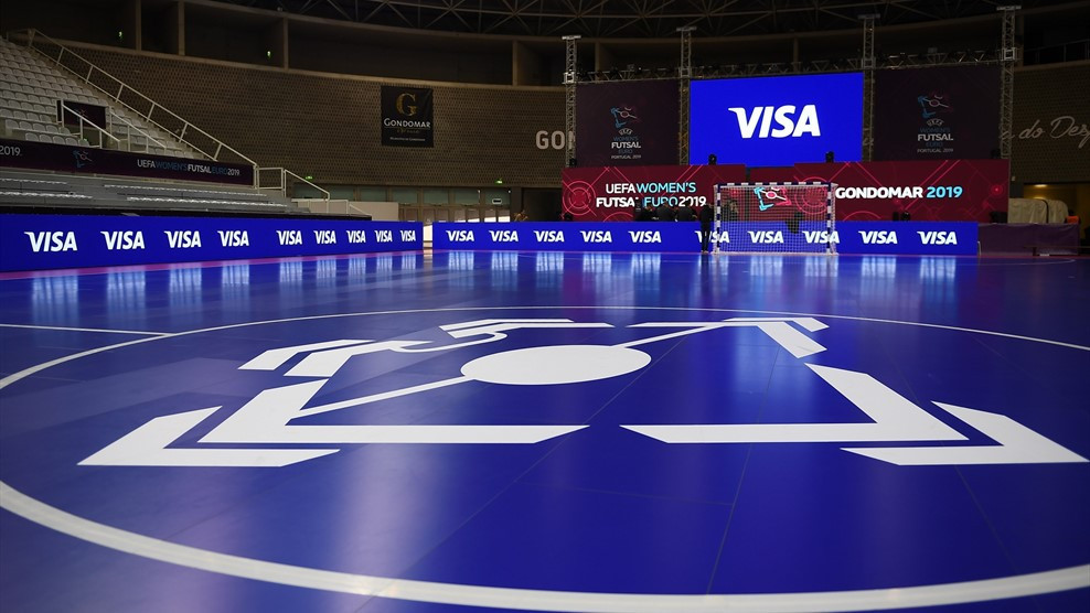 The inaugural UEFA Women's Futsal Euros will begin tomorrow at the Pavilhão Multiusos de Gondomar in Porto ©UEFA