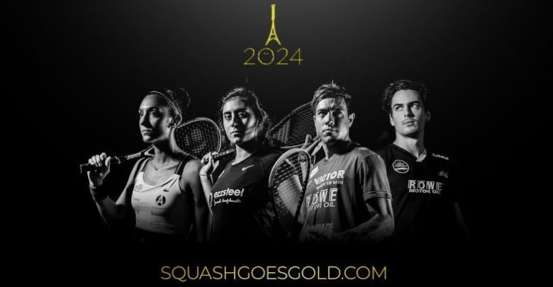 The Squash Goes Gold campaign is aiming to gain Olympic inclusion for the sport at Paris 2024 ©Squash Goes Gold