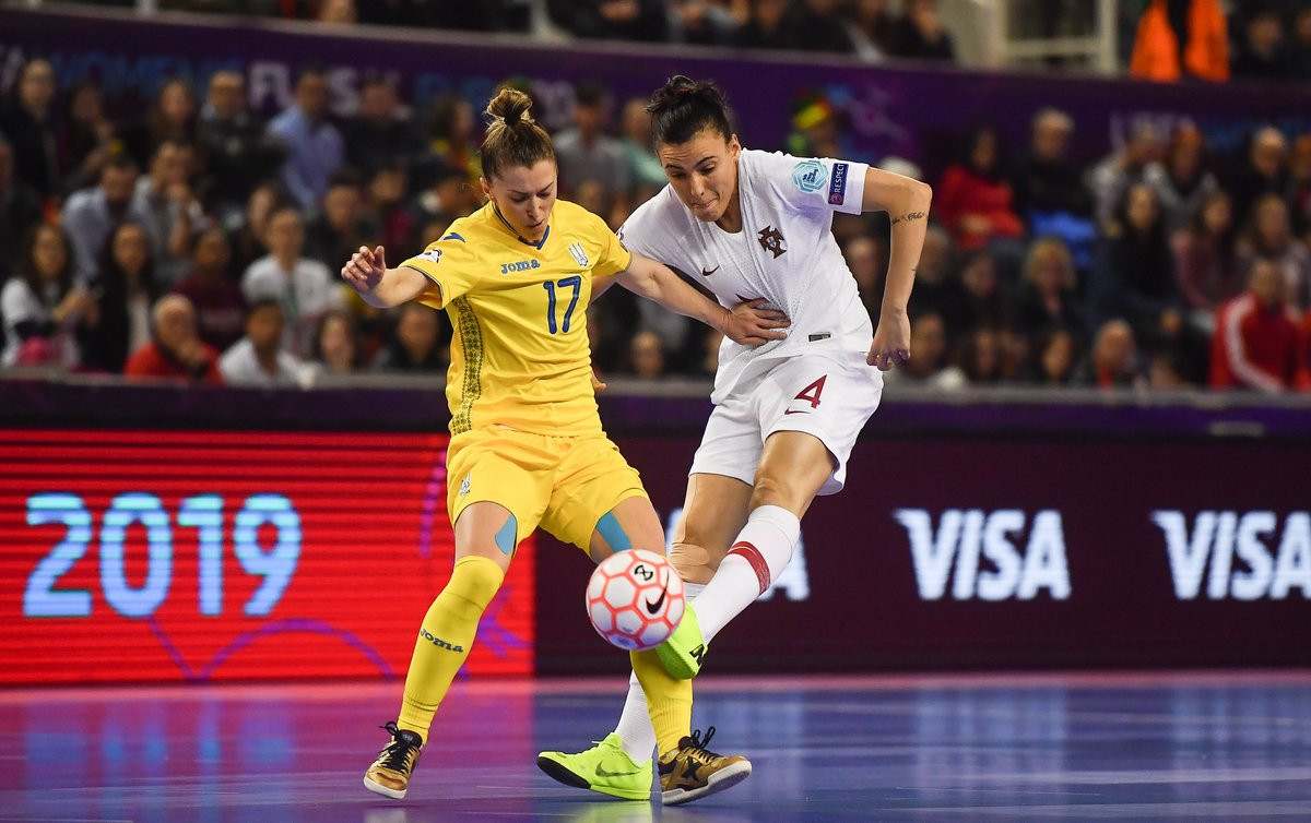 Hosts Portugal defeated Ukraine to reach the final of the inaugural UEFA Women's Futsal Euros ©UEFA Futsal