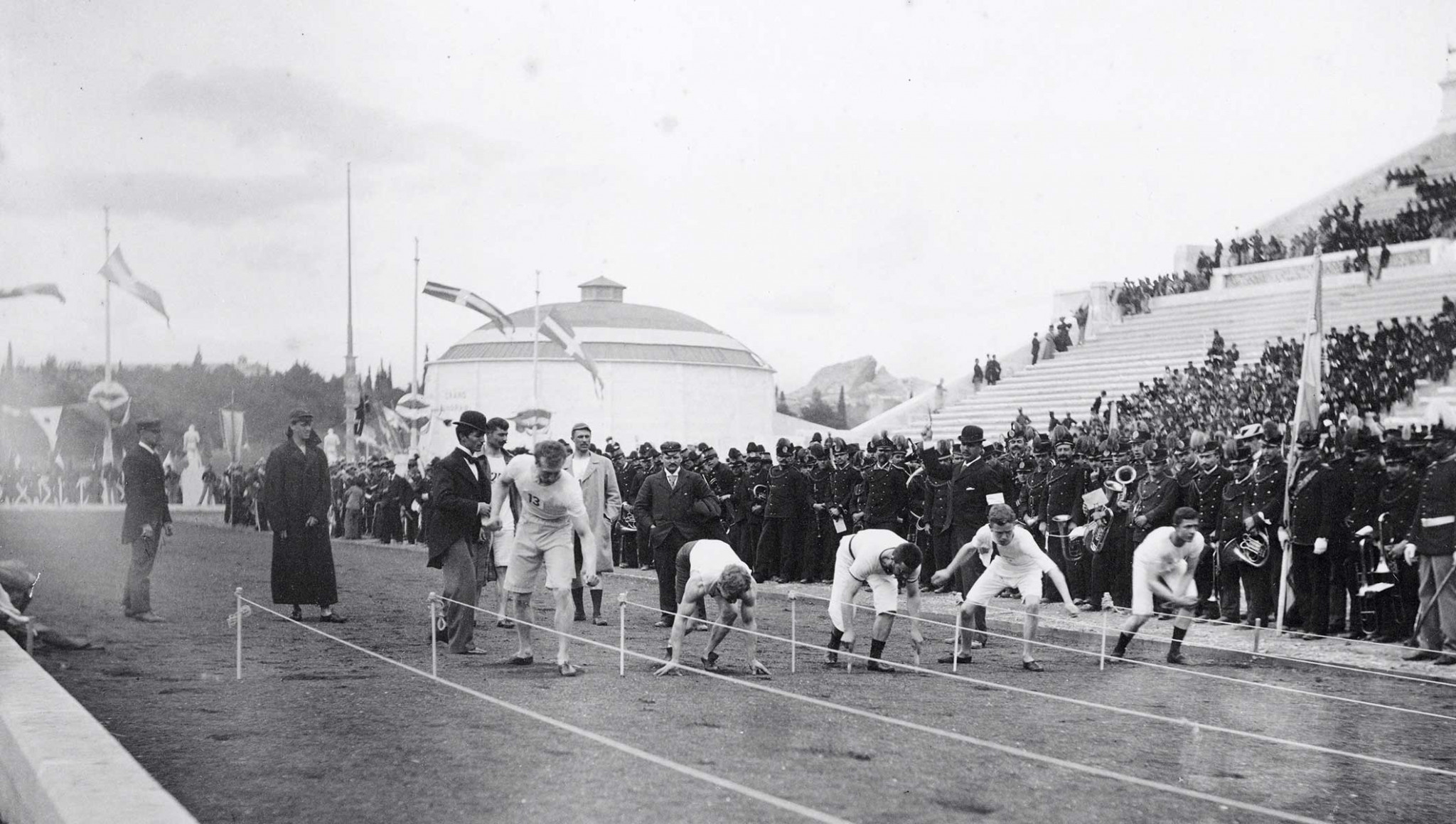 All the competitors at Athens 1896 were men after Dimitrios Vikelas drew attention to the fact that this was how it was during the anicent Olympic Games ©Getty Images