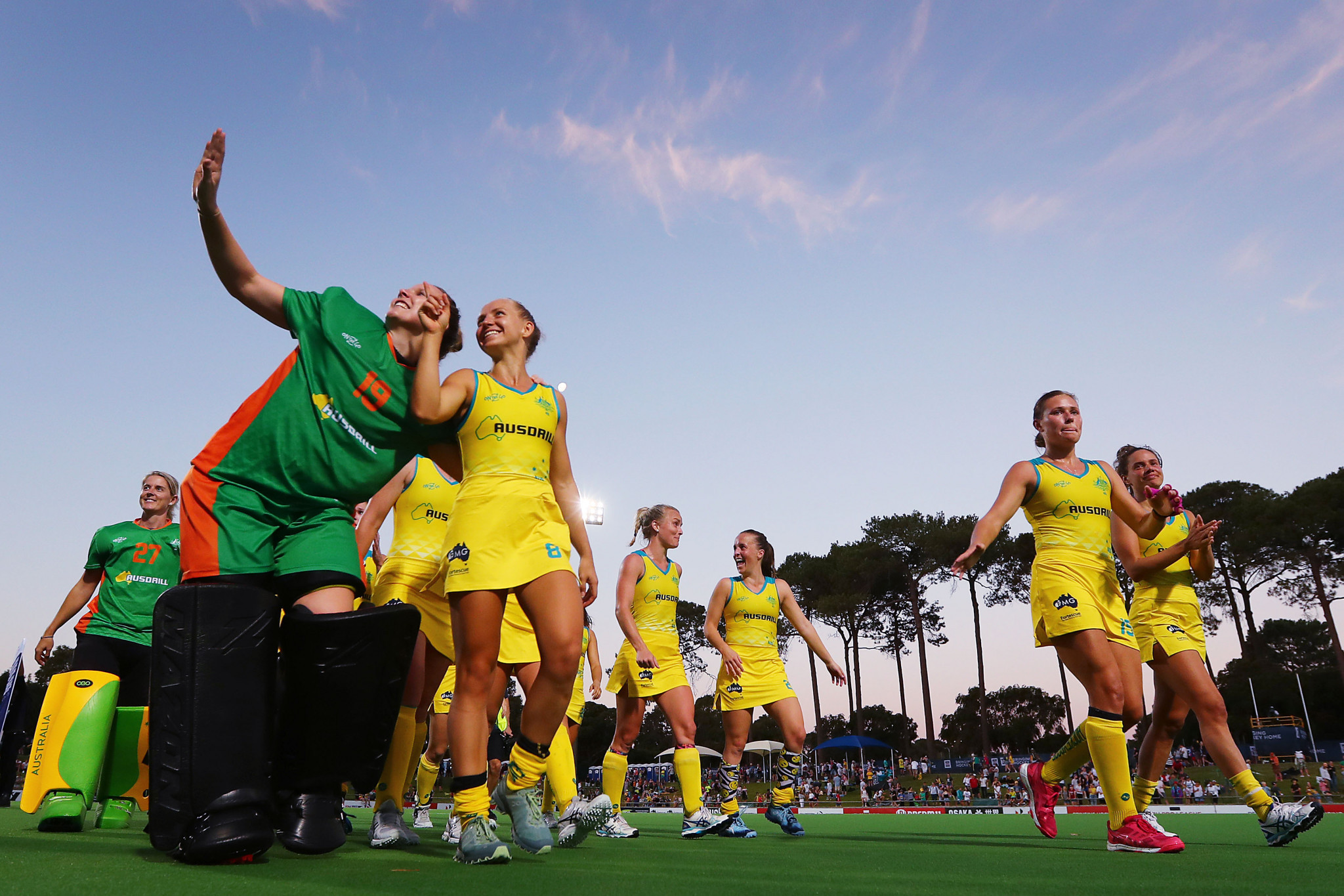 Australia's men and women both saw off Great Britain today in the FIH Pro League ©Getty Images