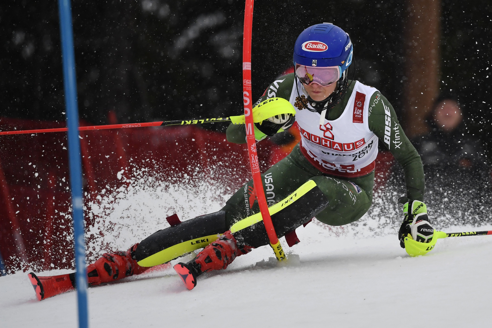 Shiffrin clinches women's slalom title for fourth successive FIS Alpine World Ski Championships