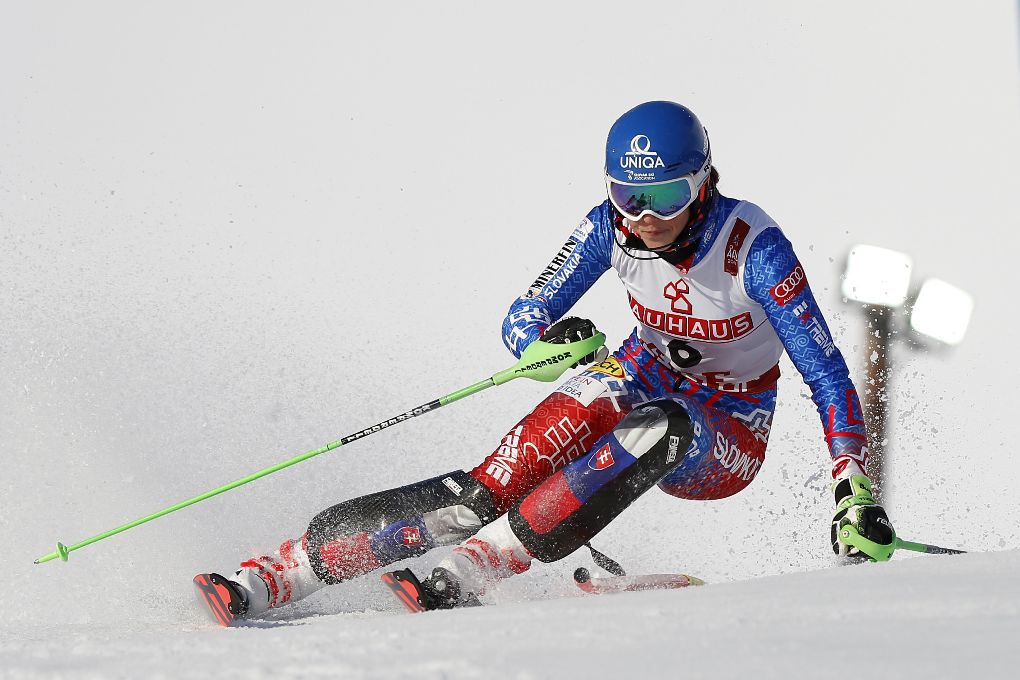 Giant slalom champion Petra Vlhová earned the bronze medal ©Getty Images