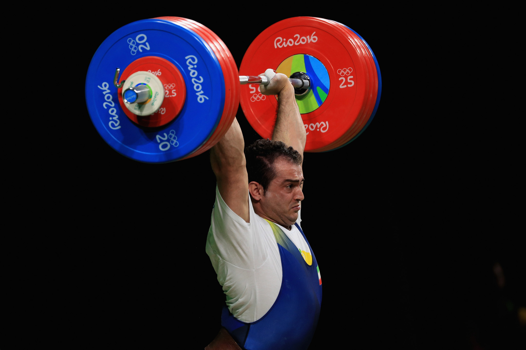 Weightlifter Sohrab Moradi won one of Iran's three Olympic gold medals at Rio 2016 but is a doubt for Tokyo 2020 ©Getty Images