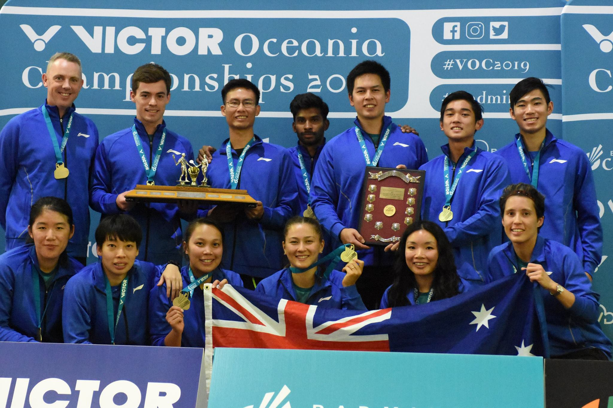 Australia edged New Zealand in the final of the Oceania Mixed Team Badminton Championships to win the title for a fifth consecutive year ©Badminton Oceania