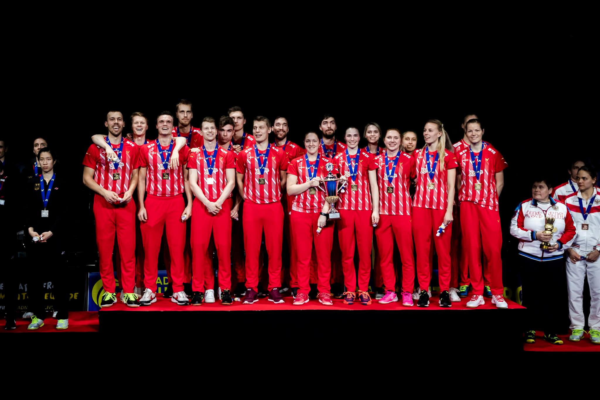 Denmark beat Germany in Copenhagen to retain European Mixed Team Badminton