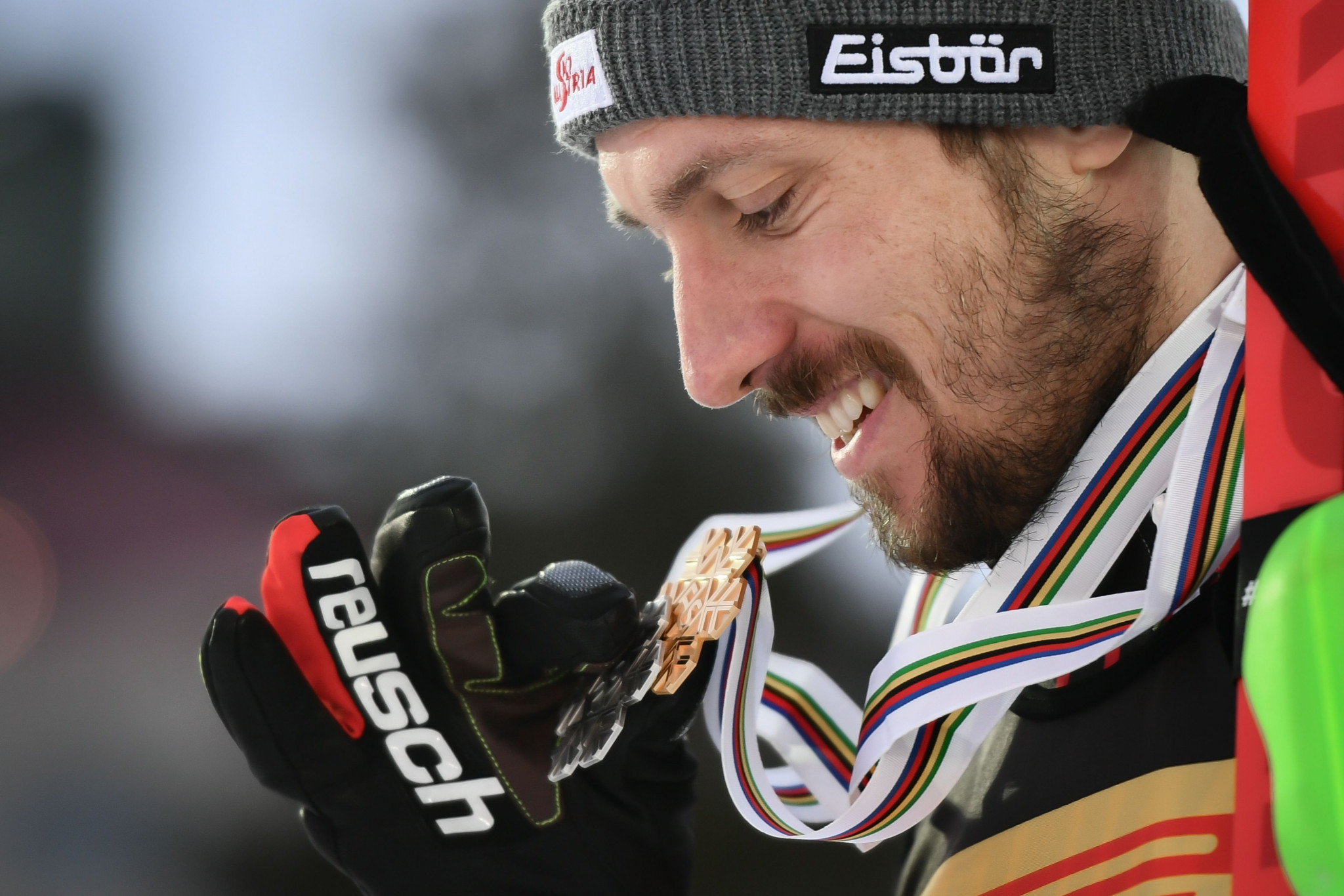 Hirscher's victory gave Austria their first gold medal of the Championships ©Getty Images