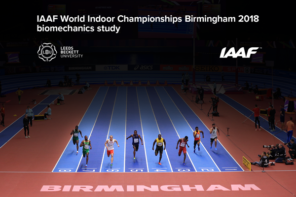 The IAAF has released the results of the second major bio mechanics study, this time from the 2018 World Indoor Championships in Birmingham ©Getty Images