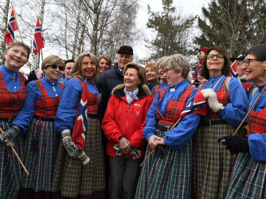King and Queen of Norway participate in 25th anniversary celebrations for 1994 Winter Olympics