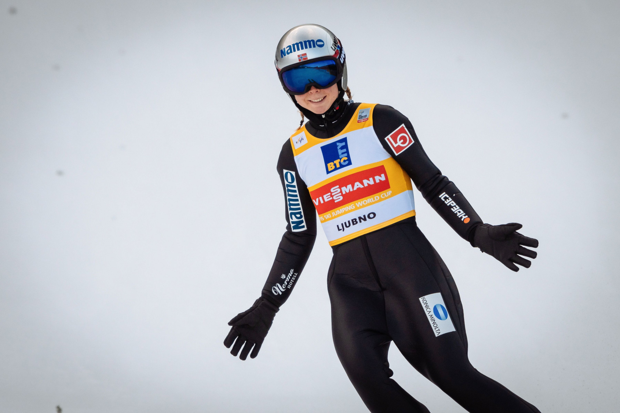 Norway's Maren Lundby will aim to add world gold to her Olympic ski jumping title ©Getty Images
