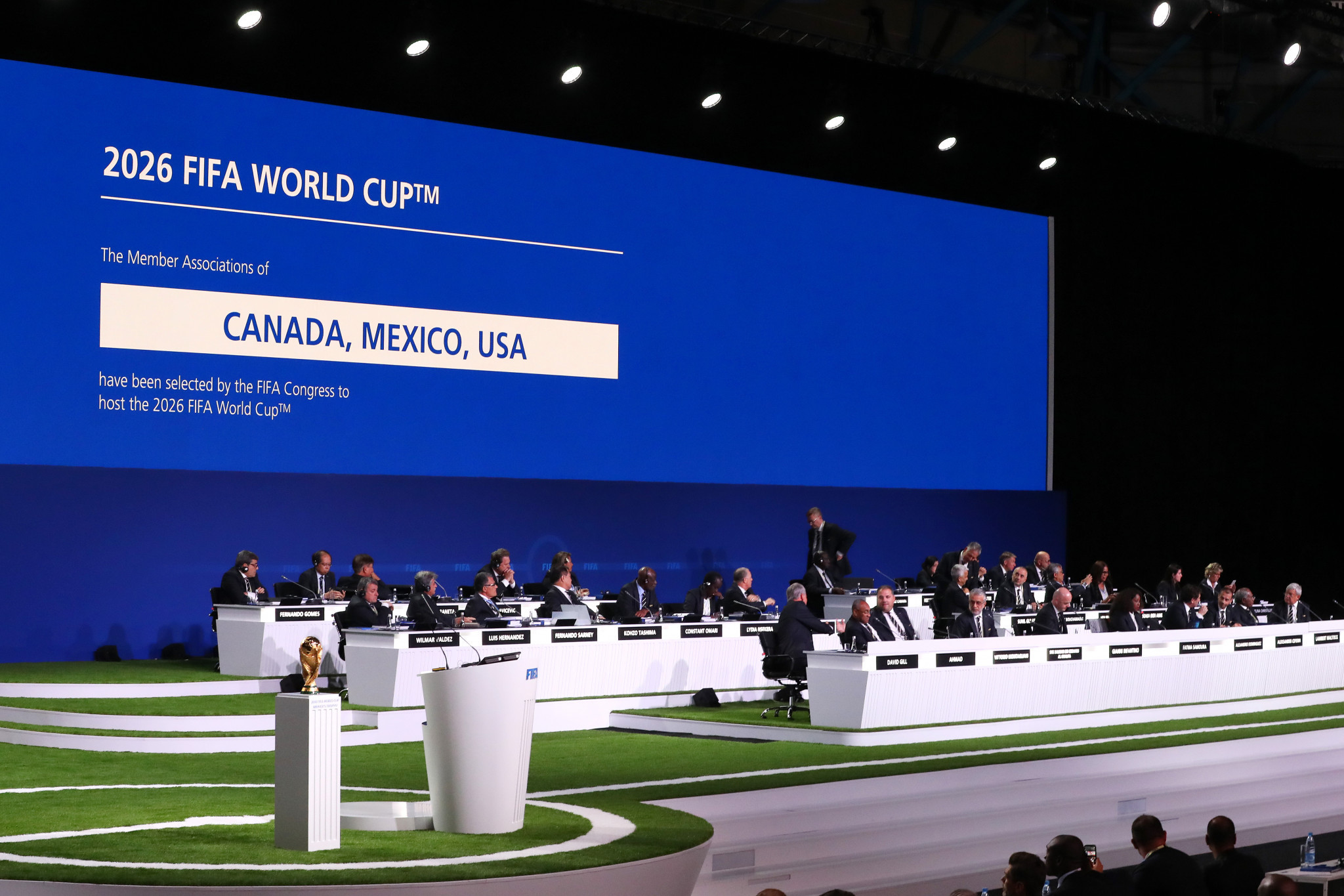 The entire FIFA membership had a vote in the 2026 World Cup process ©Getty Images