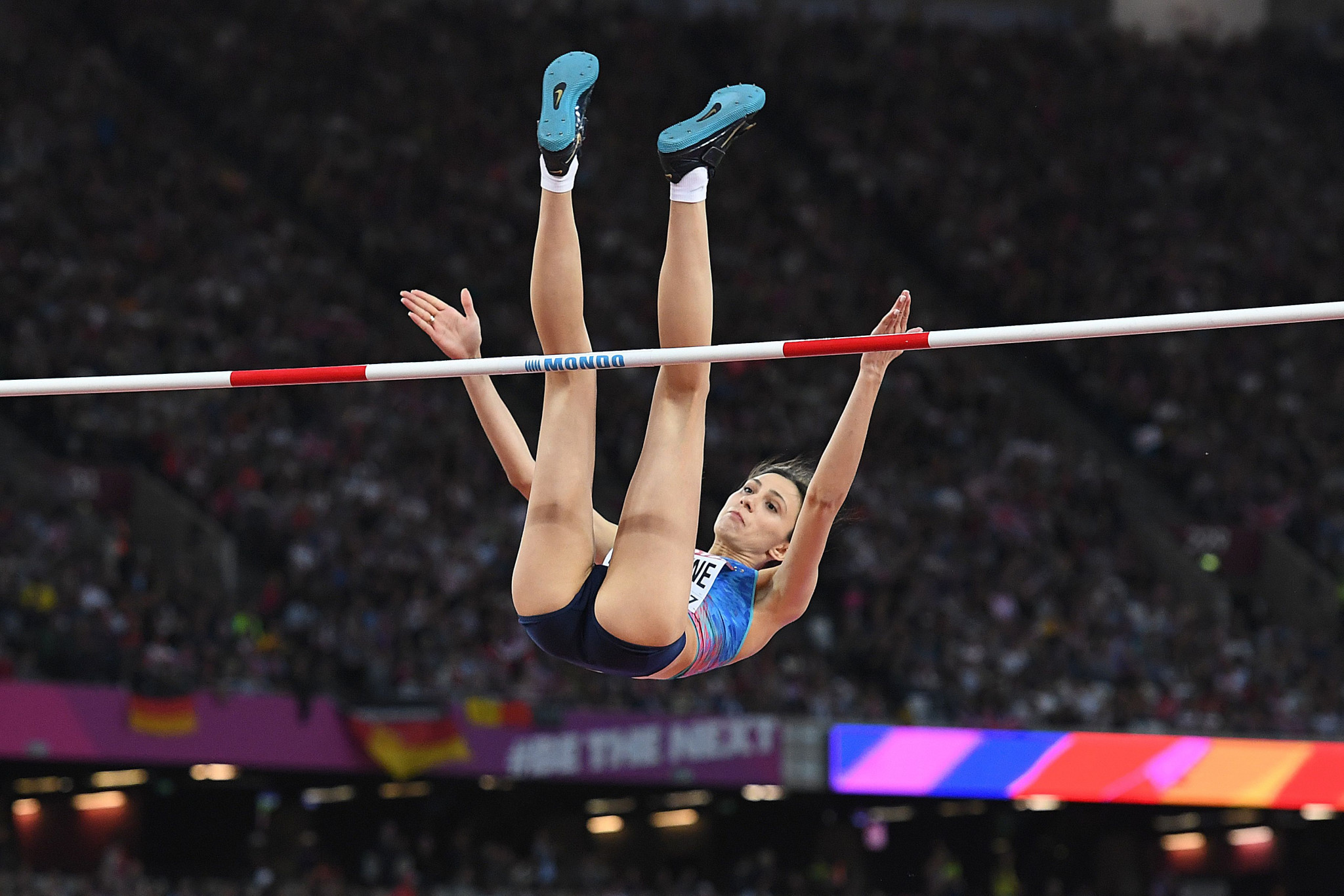 Maria Lasitskene is the two-time IAAF world high jump and the European Championship gold medallist but was denied the chance to challenge for Olympic gold at Rio 2016 because of the IAAF ban on Russia ©Getty Images