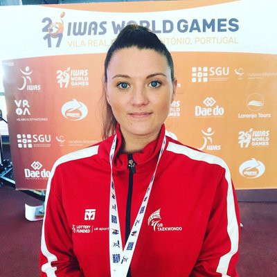 Great Britain's Amy Truesdale was among the winners as the African Para-Taekwondo Championship took place in Hurghada today ©Amy Truesdale/Twitter
