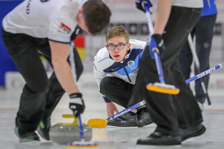 Scotland have become the first team to qualify for the playoffs at the World Junior Championships in Liverpool ©WCF