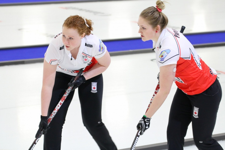 Canada's women beat Switzerland meaning the Swiss and China are now tied for the top spot ©WCF