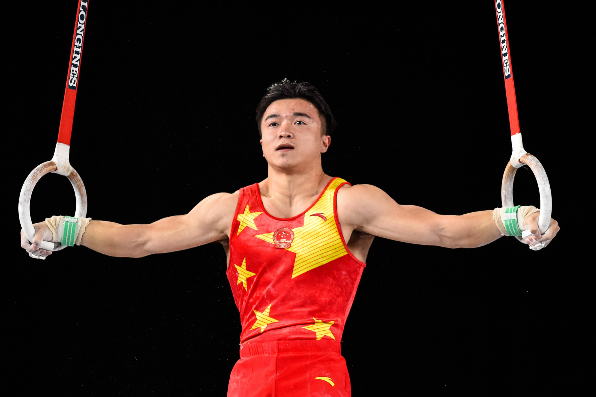 China's Liu Yang topped qualification in the men's rings event on the opening day of the FIG Individual Apparatus World Cup in Melbourne ©Getty Images