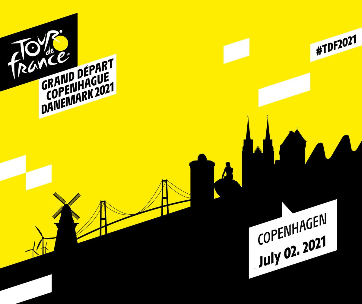 The 2021 Tour de France will start in Denmark's capital Copenhagen ©Tour de France 