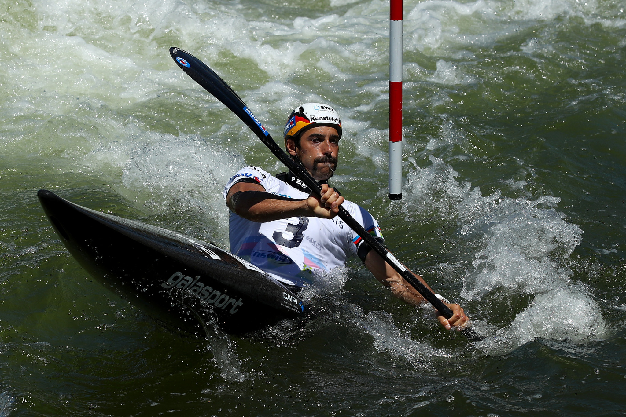 Germany’s world champion Hannes Aigner is among the entrants for the men's K1 event ©Getty Images