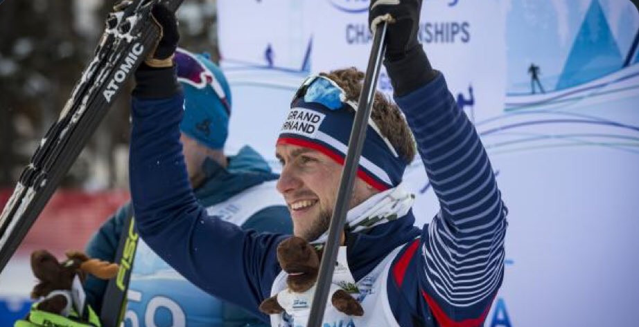 Paralympic champion Benjamin Daviet won his fifth gold of the World Para Nordic Skiing Championships in Prince George ©Twitter/Para Nordic Skiing