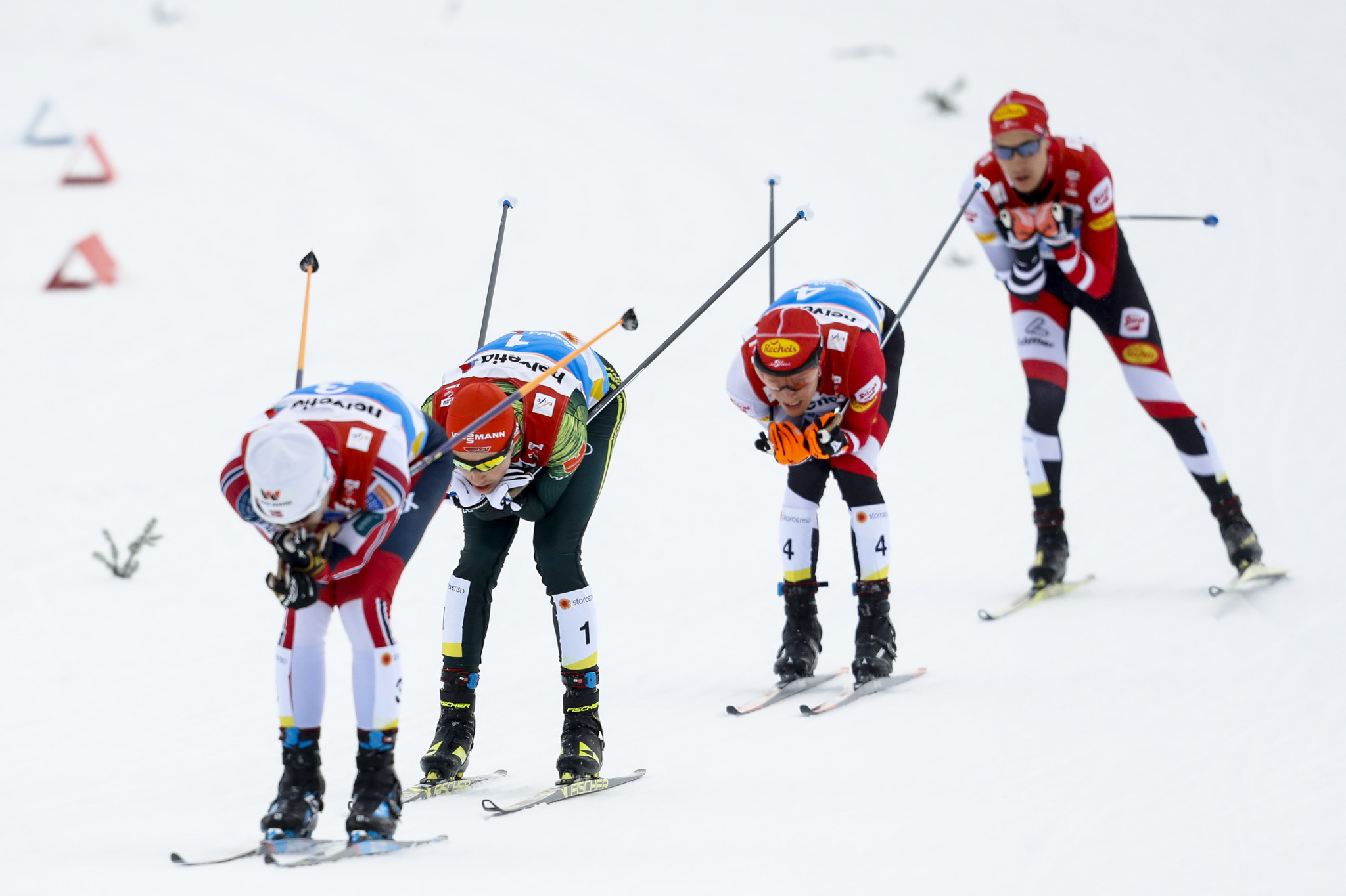 Frenzel's time in the final race was enough to give him his sixth Nordic combined world title ©Getty Images