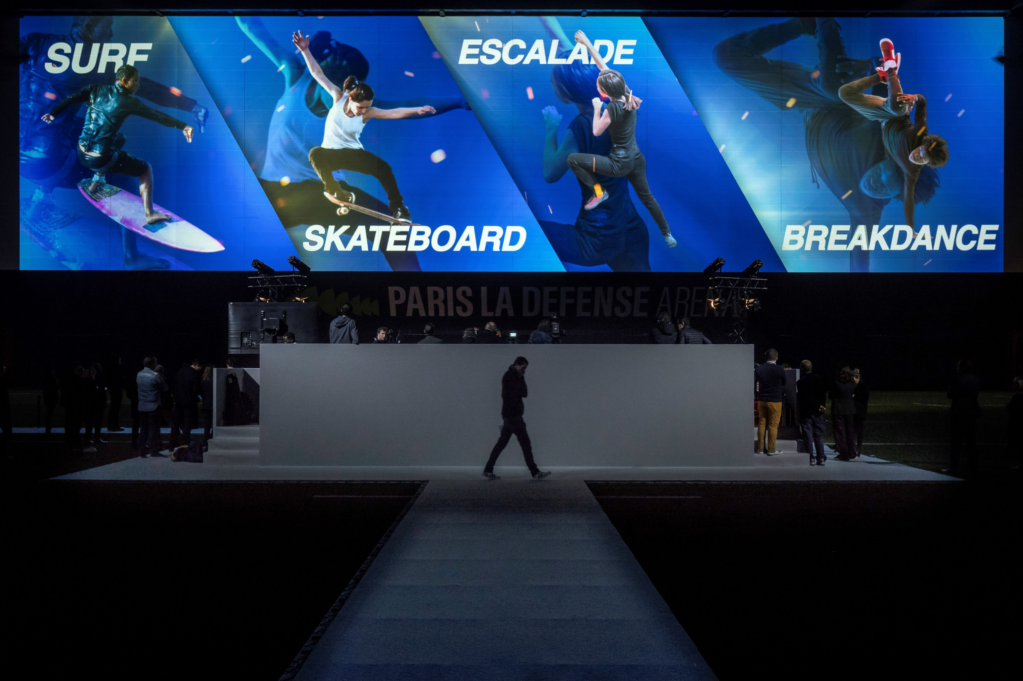 Paris 2024 President Tony Estanguet proposed to add breakdancing, sport climbing, skateboarding and surfing to the Olympic programme ©Getty Images
