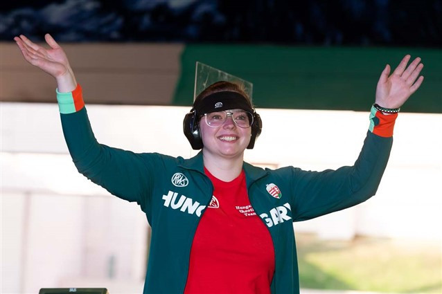 Hungary's Veronika Major also set a new world record in the women's 25m pistol final ©ISSF