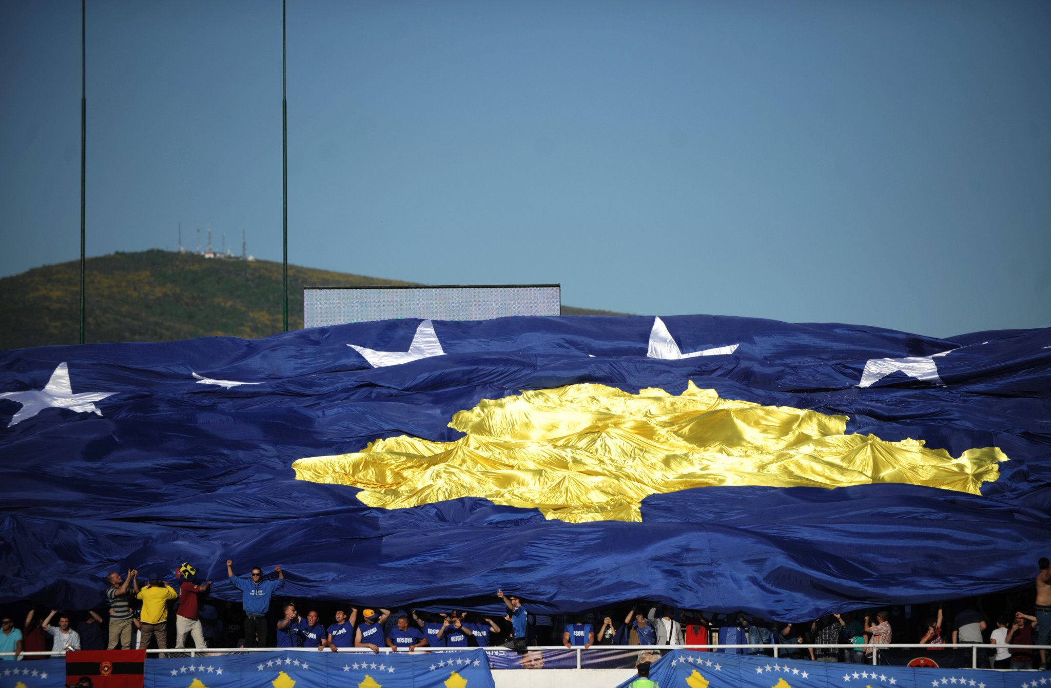A refusal over showing Kosovan national symbols is claimed to be behind the decision to move matches from Spain ©Getty Images