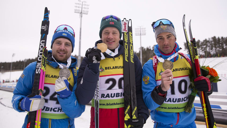Tarjei Bø gained his second gold in two days by winning the men's pursuit ©IBU