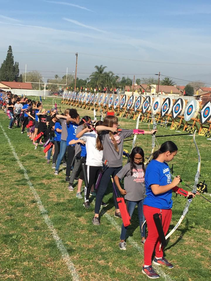 The Olympic Archery in the Schools programme runs a series of initiatives across the United States ©OAS