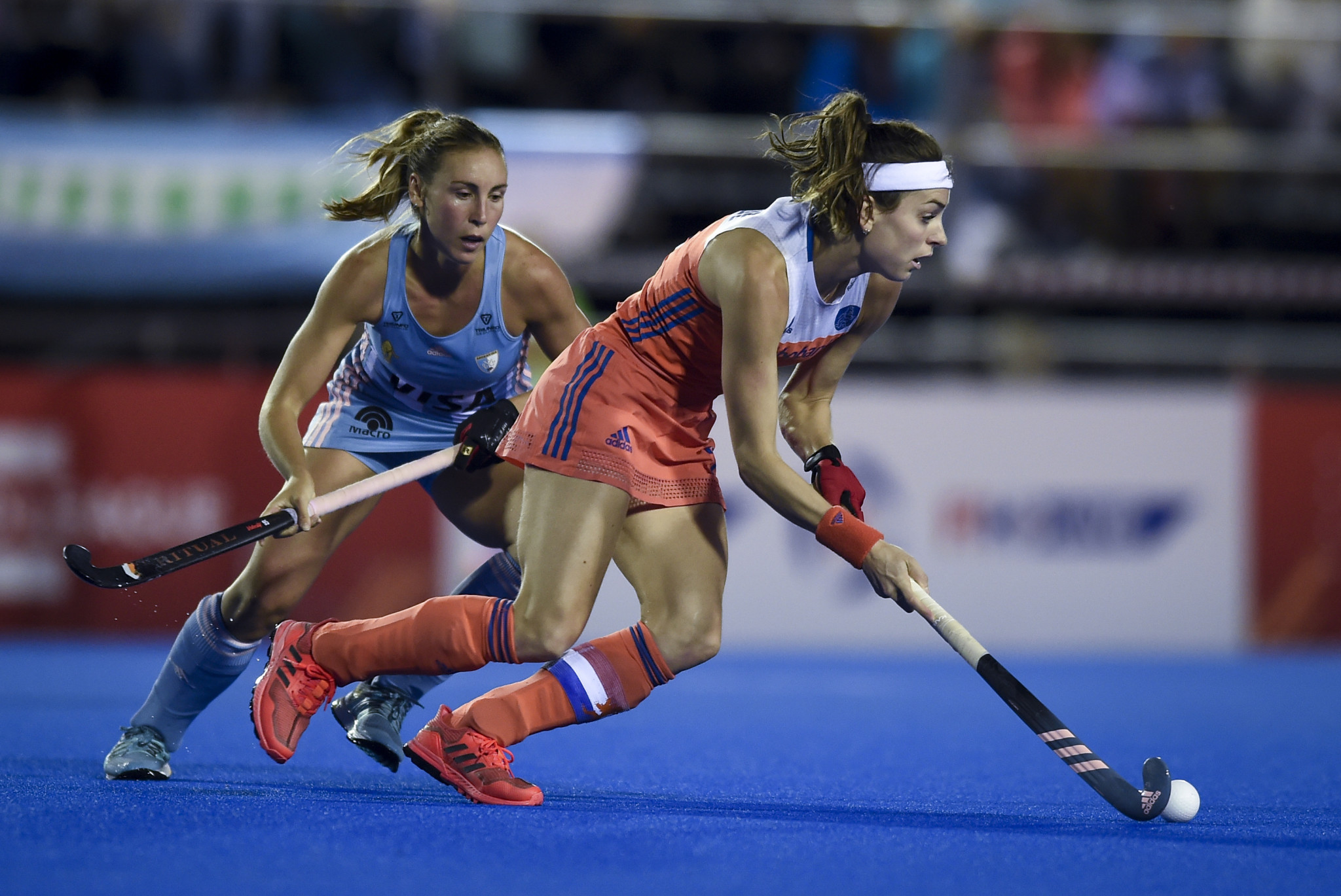 The Netherlands got the better of Argentina in the women's match held in Buenos Aires ©Getty Images