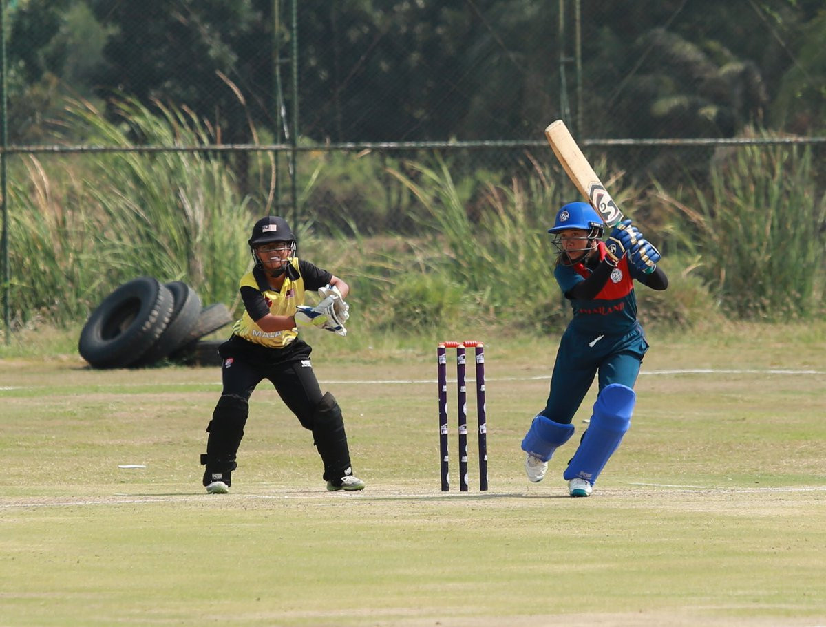 Thailand beat Malaysia to stay in top spot at the ICC Women's Qualifier Asia in Bangkok ©Twitter