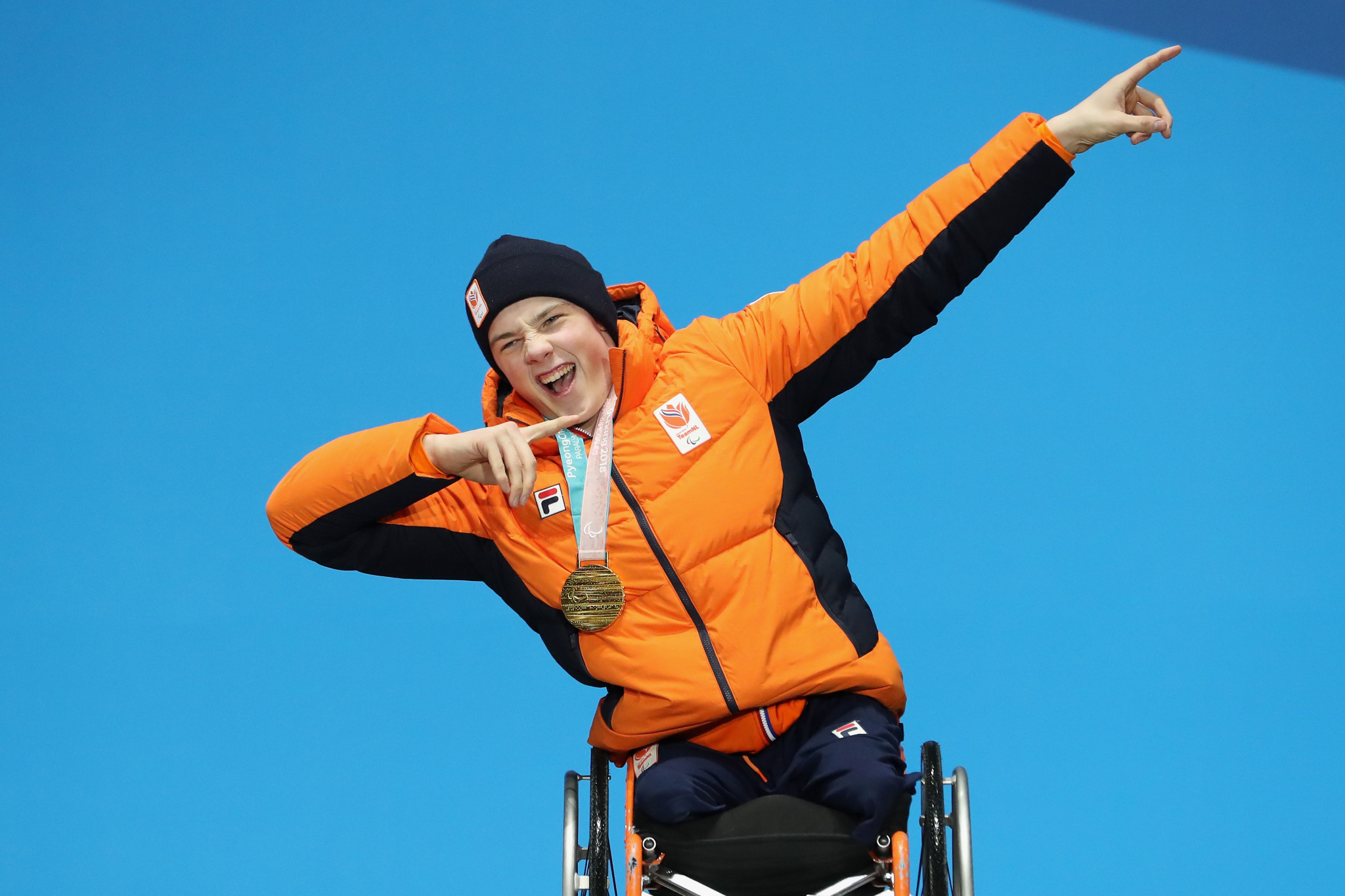 Dutch skier Jeroen Kampschreur has been named as the IPC's Allianz Athlete of the Month for January ©Getty Images