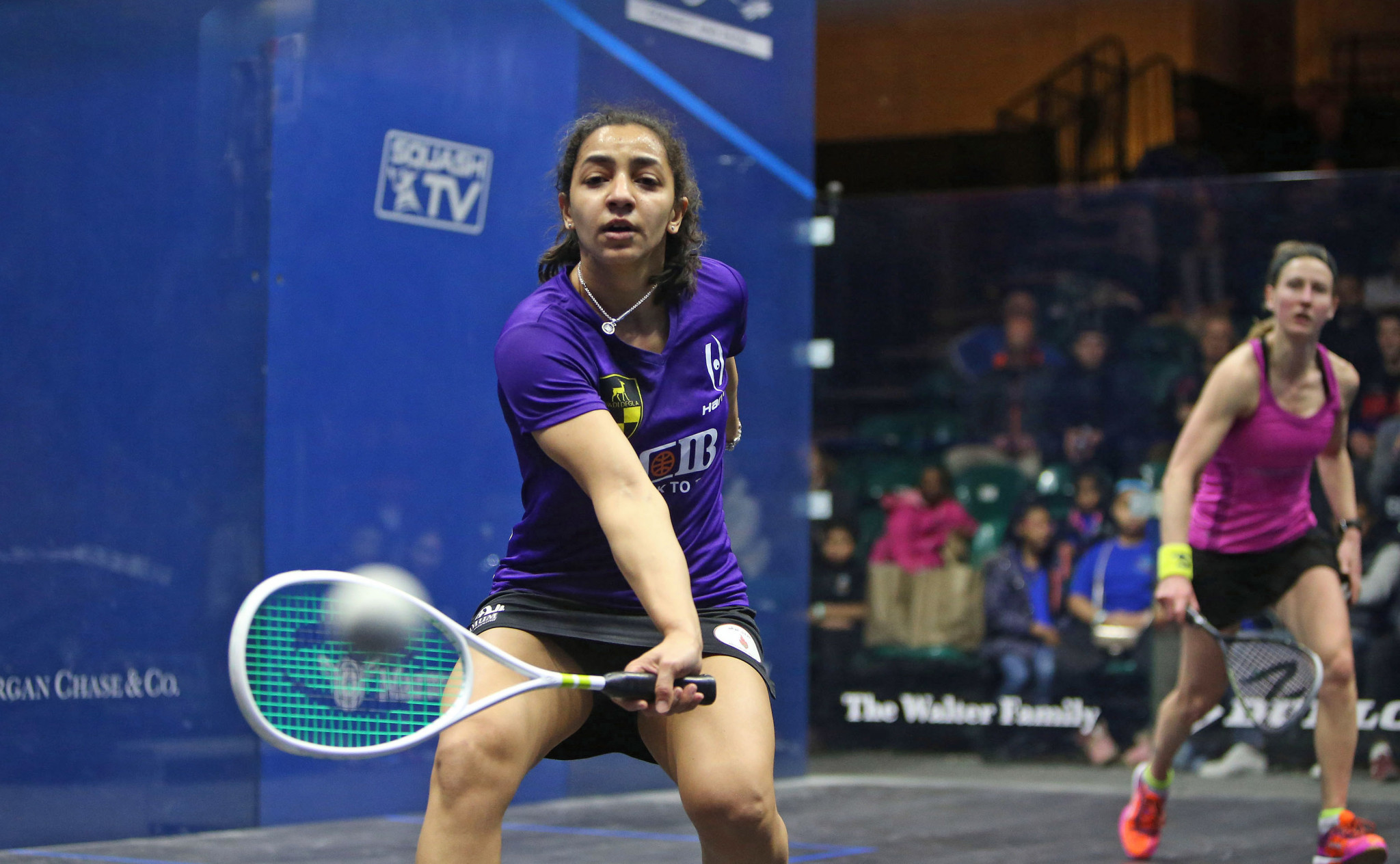 Raneem El Welily continued her serene progress with a comfortable last-16 victory ©PSA