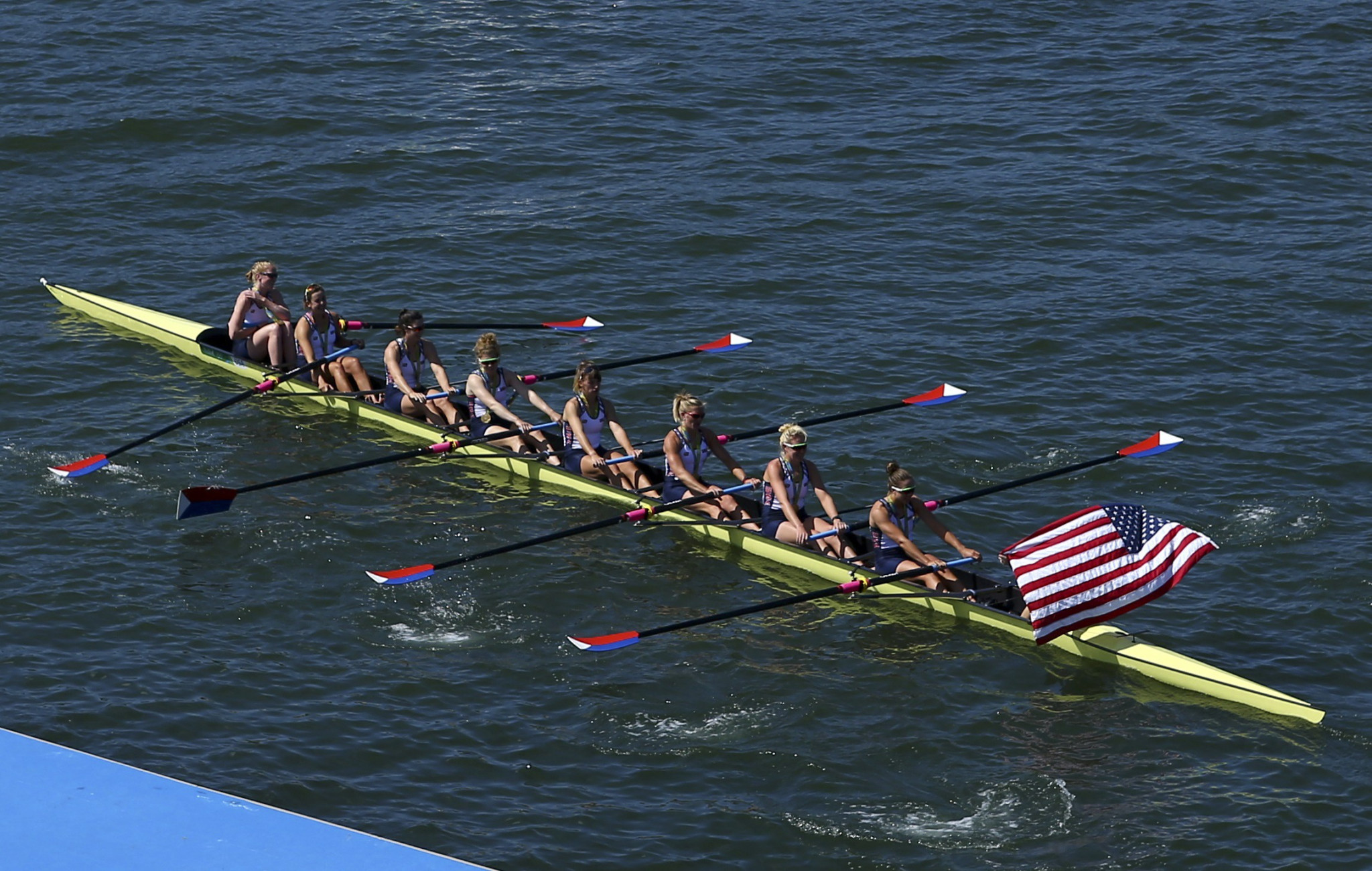 The rowing competition at the 2028 Olympic and Paralympic Games in Los Angeles may be switched to the Long Beach Marine Stadium ©Getty Images