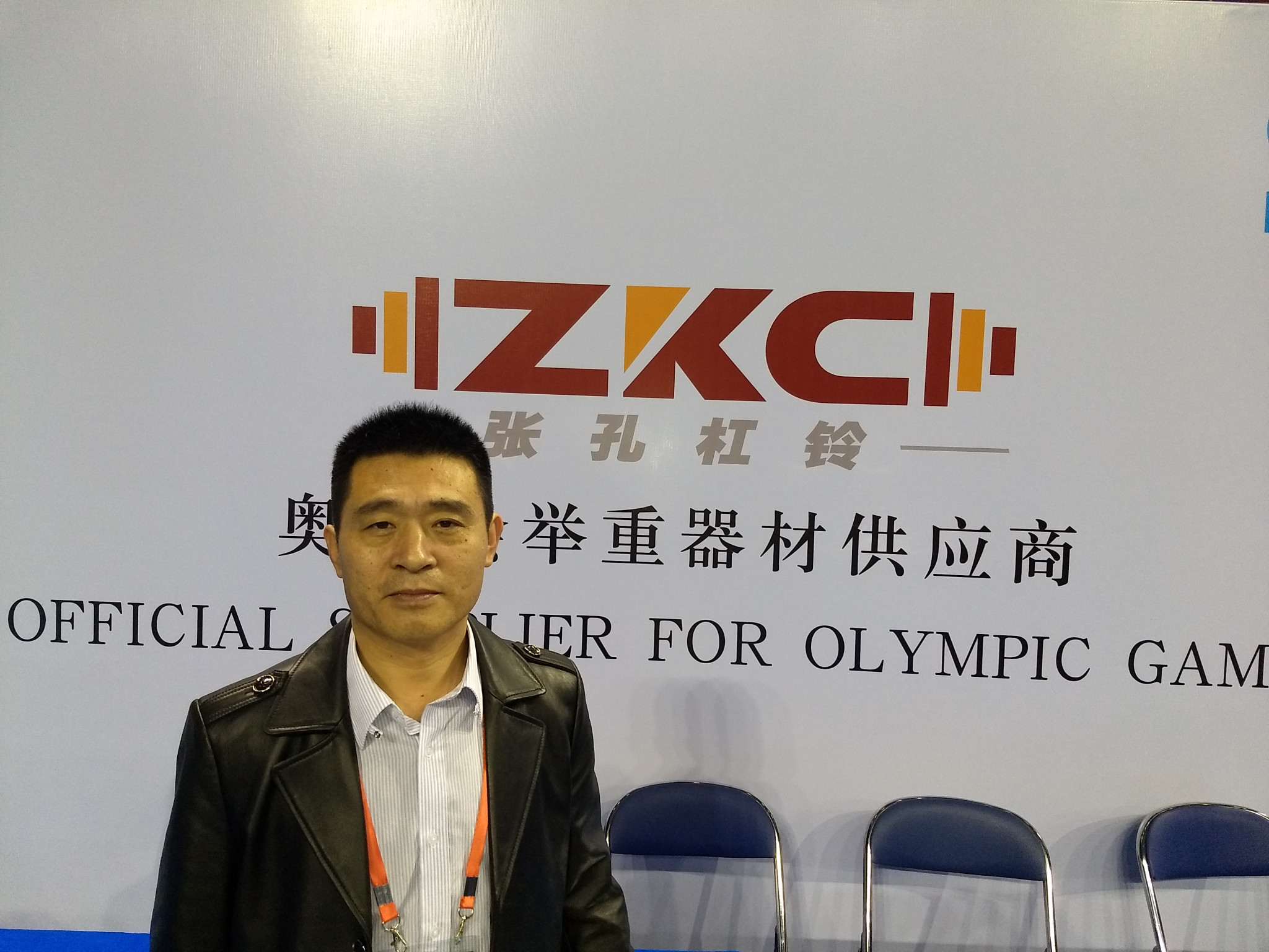 Zhang Zhigou, chairman of ZKC, the company which has designed new discs for Tokyo 2020 ©Brian Oliver/ITG
