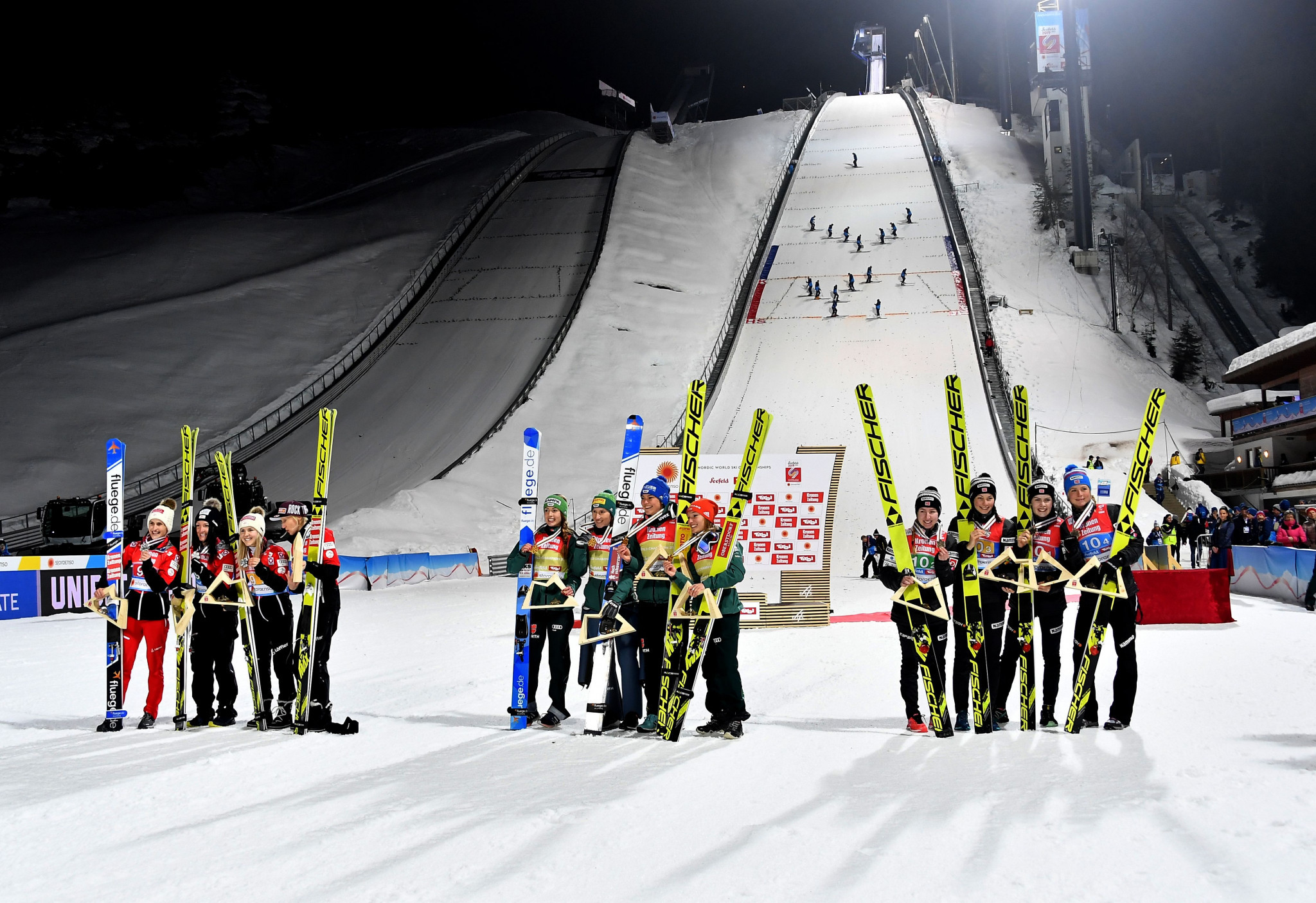 The event was making its debut on the Nordic Ski World Championships programme ©Getty Images
