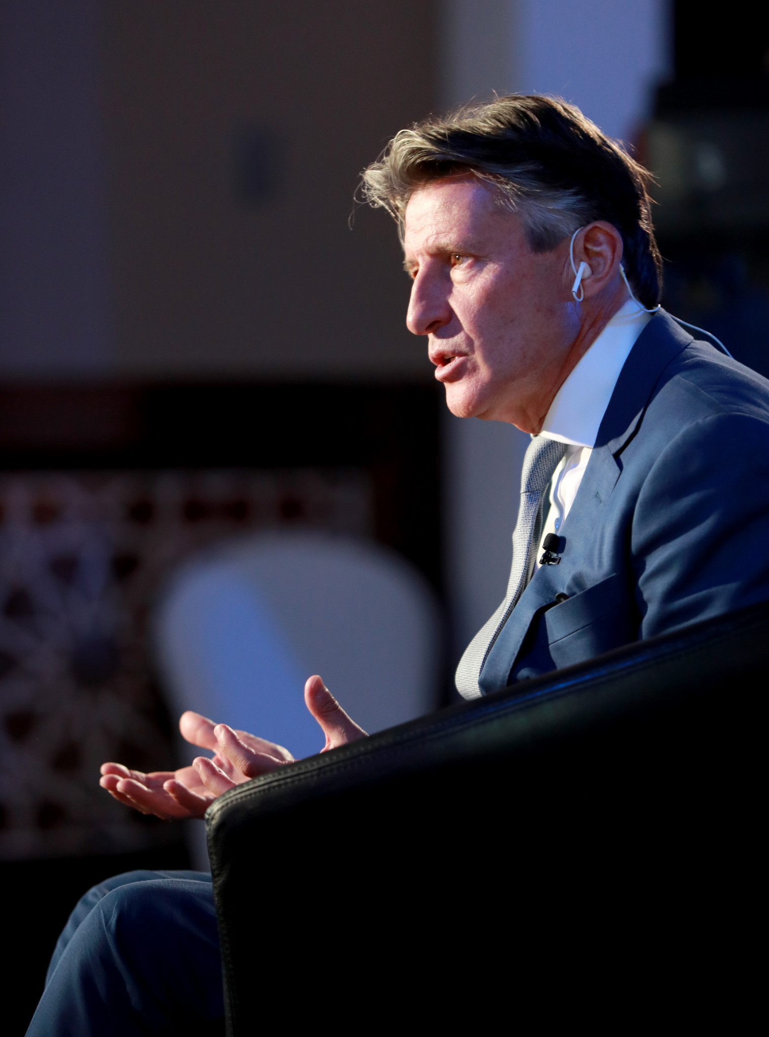IAAF President Sebastian Coe said the dominant factor in the outcome of any competition is testosterone ©Getty Images
