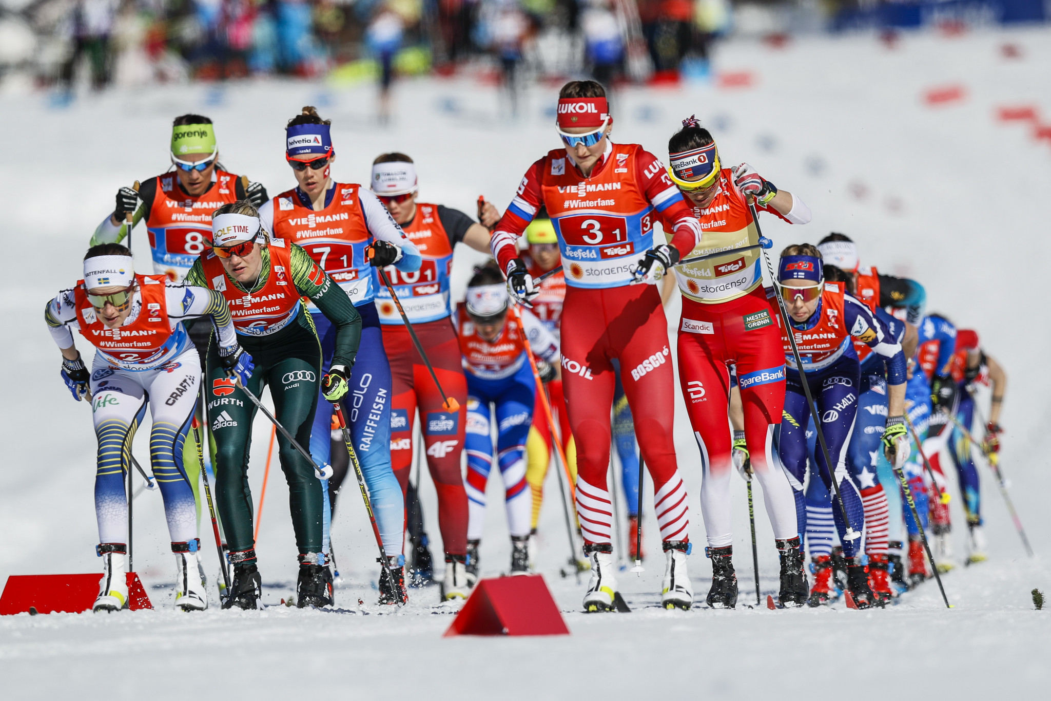 The race proved to be a thrilling event in the Austrian resort ©Getty Images