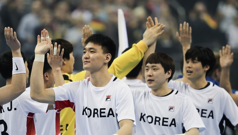 A unified Korean team competed at the IHF World Men's Championships in Germany and Denmark last month ©Getty Images