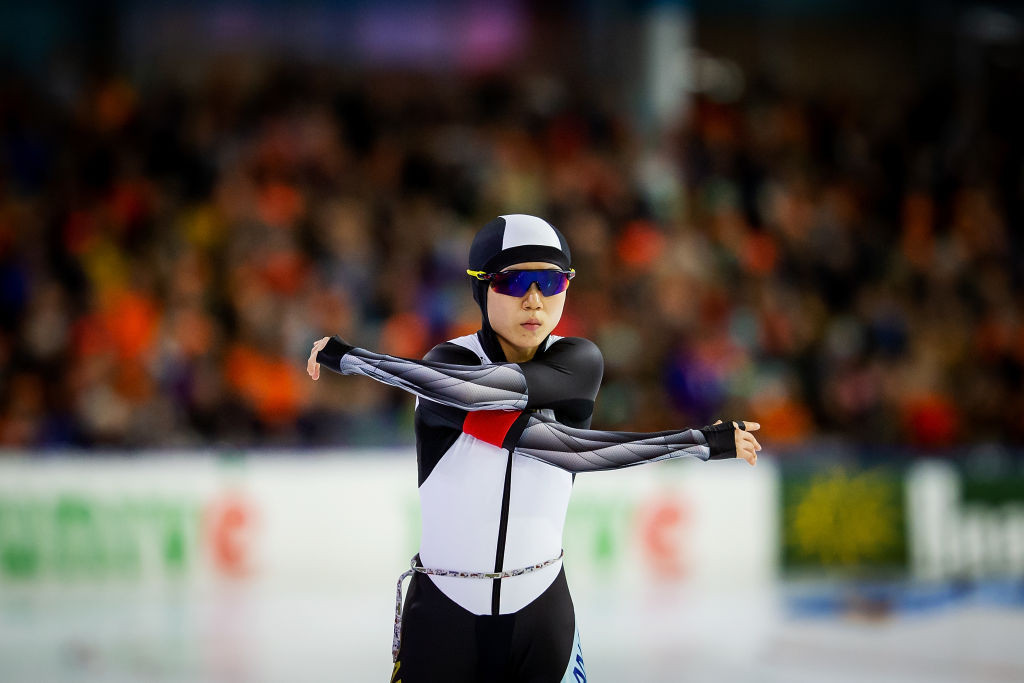 Japan's Miho Takagi will aim to retain her title at the ISU  World Allround Speed Skating Championships in Calgary ©ISU